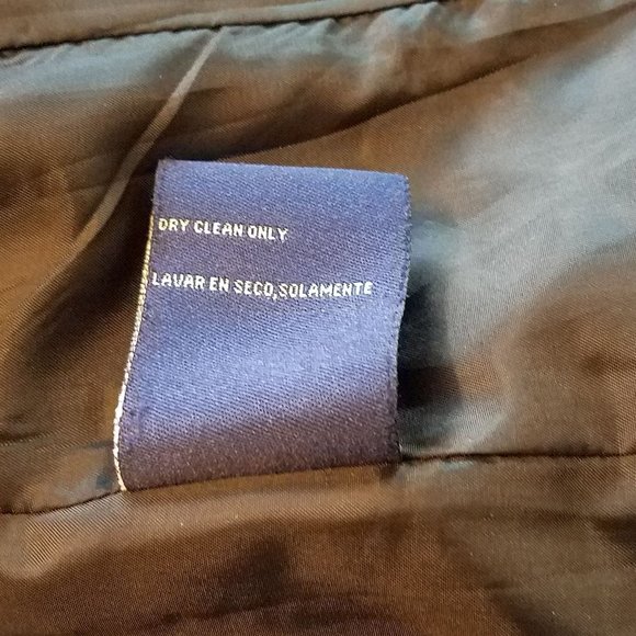 Green with envy Black wool blend peacoat - Picture 11 of 11